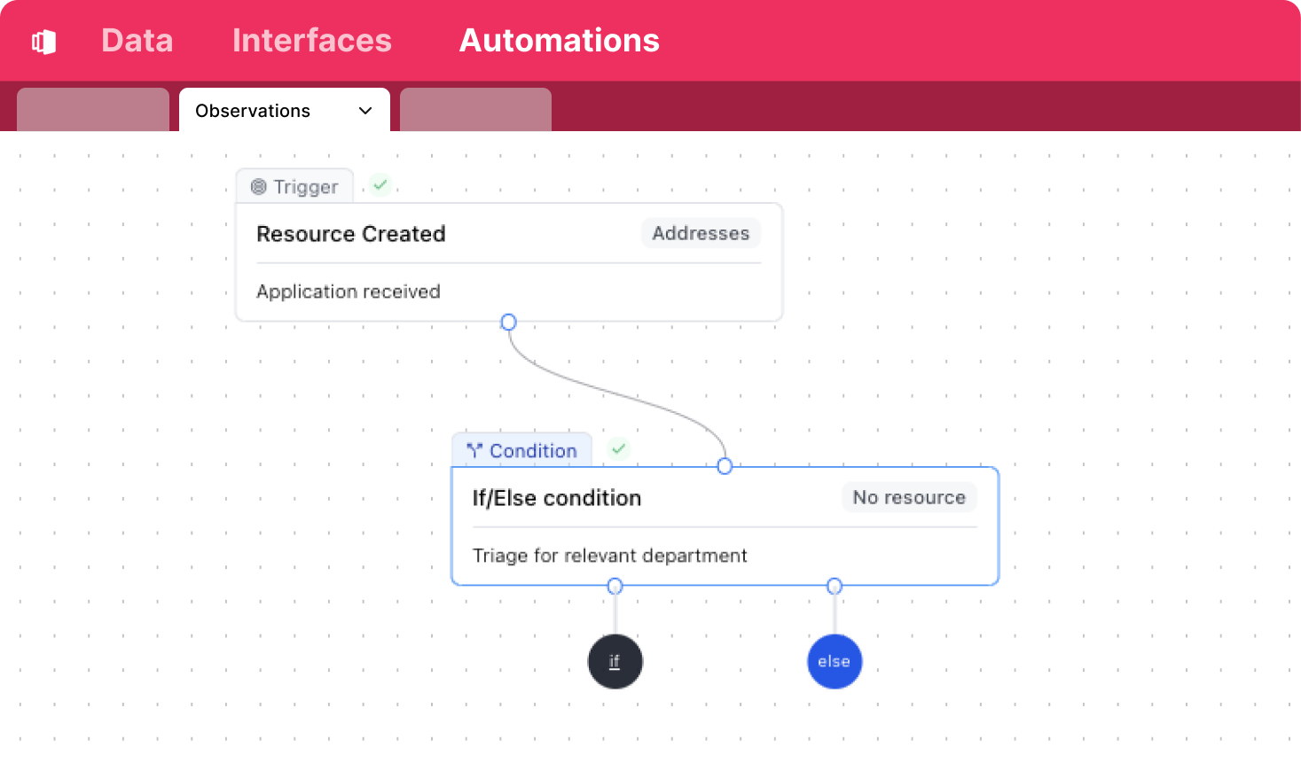 screenshot from refactor of feature